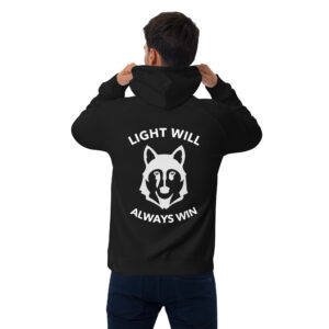 Light will always win hoodie